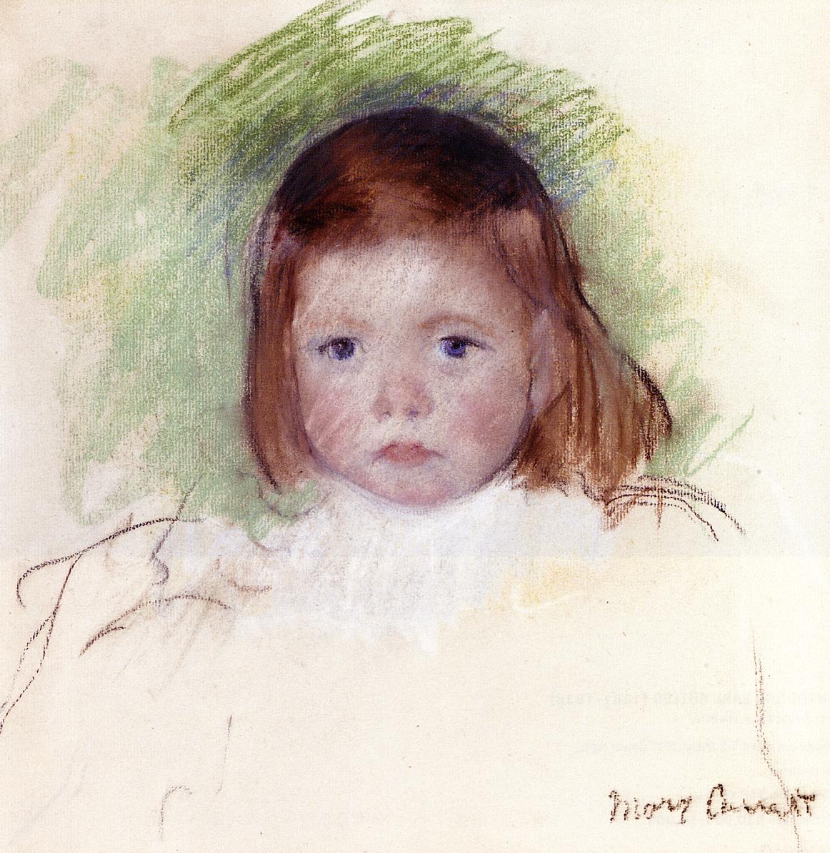 Portrait of Ellen Mary Cassatt - Mary Cassatt Painting on Canvas